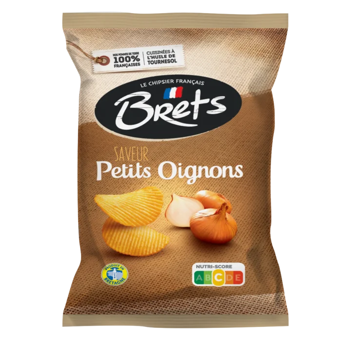 Chips Brets Petits Oignons 125g (le paquet)
