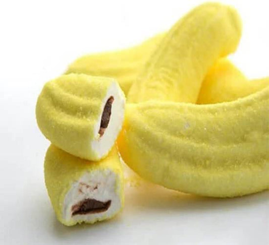 Marshmallow Banane Fourrée Chocolat (x3)