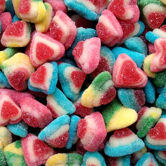 Cœurs 3D Sucrés Halal - 100g