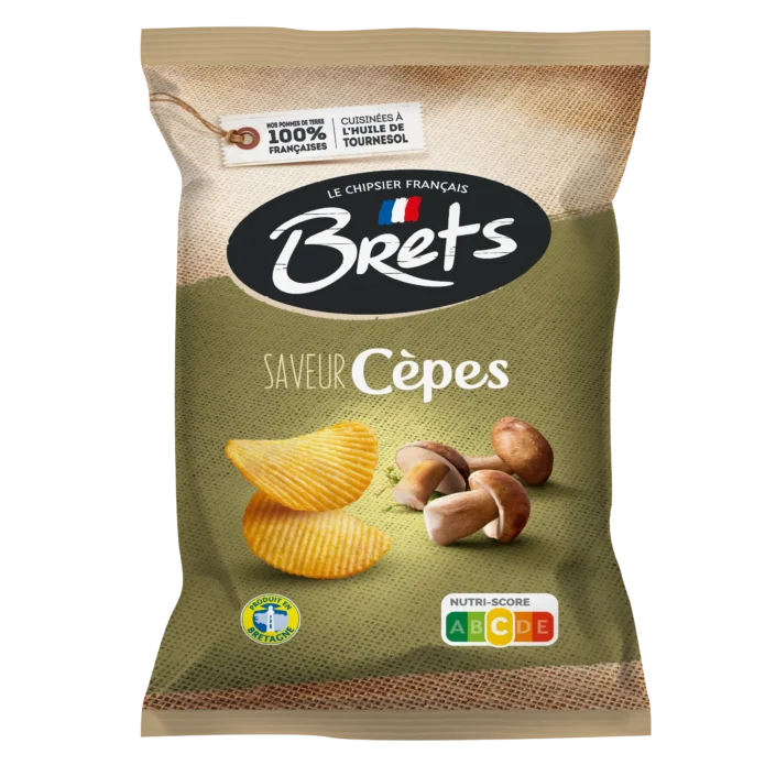 Chips Brets Cèpes 125g (le paquet)
