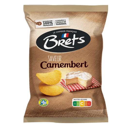 Chips Brets Camembert 125g (le paquet)